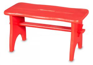 ČistéDrevo Drevená stolička - červená