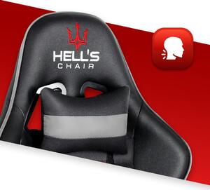 Hells Herné kreslo Hell's Chair HC-1003 Plus Grey