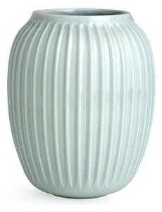 Mentolovomodrá kameninová váza Kähler Design Hammershoi, výška 20 cm