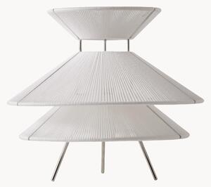 Stmievateľná ľanová stolová lampa Kiku