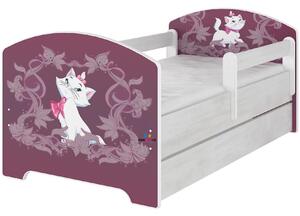 Detská posteľ Disney - MAČIČKA MARIE 160x80 cm