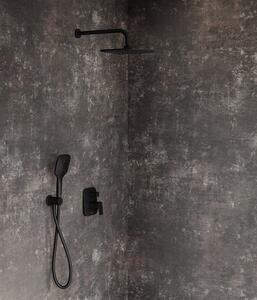 Ravak - Hlavová sprcha ABS štvorcová 25x25 cm - čierna