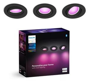 Philips - SADA 3xLED RGBW Stmievateľné podhľadové Hue CENTURA 1xGU10/4,2W/230V