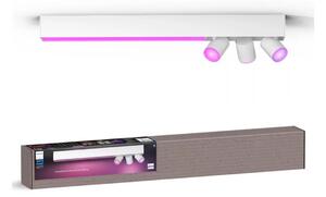 Philips-LED RGBW Stmievateľné bodové svietidlo Hue CENTRIS 3xGU10/4,2W + LED/11W