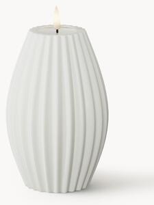 Ručne vyrobená LED sviečka Round Stripe, V 15 cm