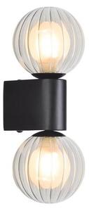 Rabalux 75022 - Nástenné svietidlo COLZAR 2xG9/3,5W/230V IP44 čierna