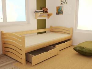 Detská posteľ z masívu 180x80cm so zásuvkou - DP004