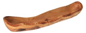 ČistéDrevo Miska na pečivo z olivového dreva 40 cm