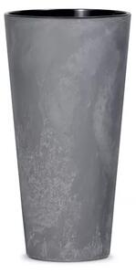 NABBI DTUS400E vysoký plastový kvetináč 40 cm tmavosivá