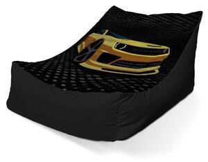 Sablio Sedací vak Lounge Chevrolet Camaro Bodky - 120 x 100 x 80 cm