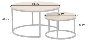 Konferenčný stolík Elegance set 2 70 cm divoký dub