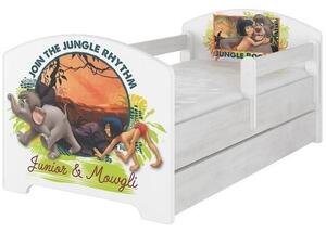 Detská posteľ bez šuplíku Disney - Knihy džunglí 140x70 cm