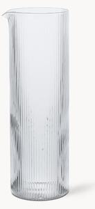 Ručne fúkaná reliéfna karafa Ripple, 1,1 l