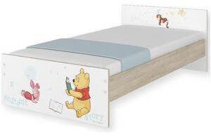 Detská posteľ MAX bez šuplíku Disney - MACKO PÚ I 160x80 cm
