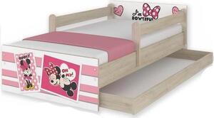 Detská posteľ MAX so zásuvkou Disney - MINNIE II 160x80 cm
