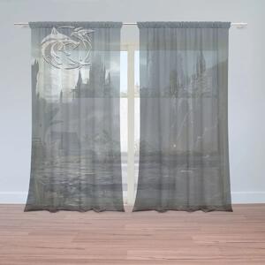 Sablio Záclony Zaklínač Hrad: 2ks 150x250cm