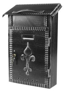 Poštová schránka FM-645 čierna matná, 380 x 230 x hĺbka 80 mm