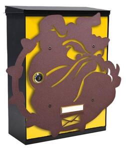 MIA box Bulldog Y - poštová schránka s výmenným krytom a menovkou, buldok