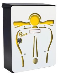 MIA box Scooter Y - poštová schránka s výmenným krytom a menovkou, skúter