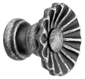Ozdobná kovaná kľučka - guľa 63.011 pre dvere, bránku a bránu