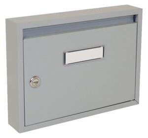 Poštová schránka DLS-E-01, vhod formát A4, interierové schránky, sivá RAL 7040