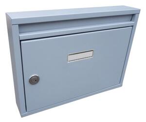 Poštová schránka DLS-E-01-B-P_S, vhod formát A4, interierové schránky, sivá RAL 7040