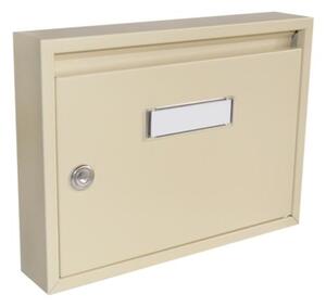 Poštová schránka DLS-E-01, vhod formát A4, interierové schránky, béžová RAL 1014