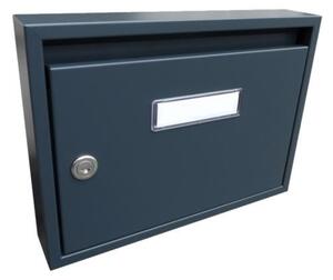 Poštová schránka DLS-E-01, vhod formát A4, interierové schránky, antracit RAL 7016