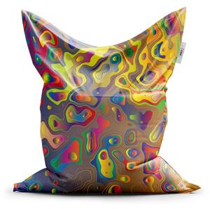 Sablio Sedací vak Farebné škvrny - 150x100 cm