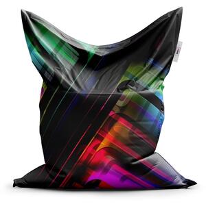 Sablio Sedací vak Čierne pásiky - 150x100 cm