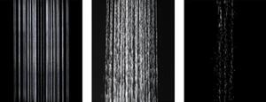Ravak - Sprchový stĺp Termo s funkciou stôp, poličkou a sprchovým setom - chróm/čierna