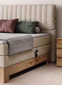 Boxspring posteľ massiv wood SANDRA