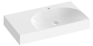 Umývadlo Ravak Lite 80x45 cm otvor pre batériu, bez prepadu XJXL1280001