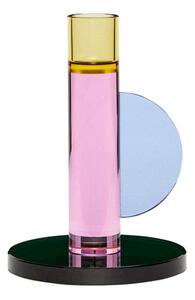 Hübsch - Astro Candlestick Pink Hübsch - Lampemesteren