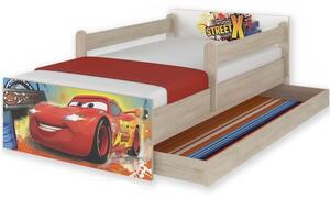 Detská posteľ MAX so zásuvkou Disney - AUTÁ 180x90 cm