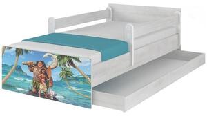 Detská posteľ MAX so zásuvkou Disney - MOANA 180x90 cm