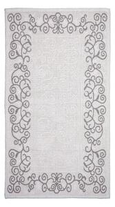 Sivo-béžový bavlnený koberec Vitaus Orkide, 80 × 150 cm