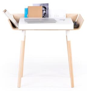 Biely písací stôl s 1 zásuvkou EMKO My Writing Desk