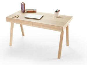 Písací stôl z litovského jaseňa EMKO 4.9, 140 x 70 cm