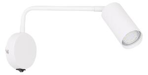 Candellux Nástenná lampička TINA 1xGU10/15W/230V biela CA0538 + záruka 3 roky zadarmo