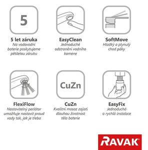 Ravak - Umývadlová/drezová batéria Puri - chróm