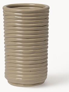 Ručne vyrobená váza Corduroy, V 21 cm