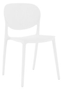 Záhradná stolička Fredd (biela). Vlastná spoľahlivá doprava až k Vám domov. 1016299