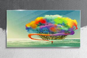 Obraz na skle Abstrakcie strom