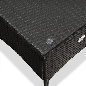Ratanový stolík / čajový stôl - 50 x 50 x 45 cm