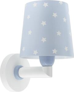 Dalber Dalber 82219T - Detské nástenné svietidlo STAR LIGHT 1xE27/60W/230V modrá PI487 + záruka 3 roky zadarmo