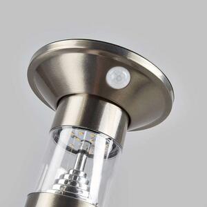 Lindby - Jalisa LED Solárne Články Záhradná Lampa w/Sensor Stainless Steel Lindby - Lampemesteren