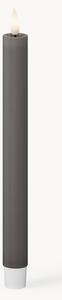 Ručne vyrobené dlhé LED sviečky Real Flame, V 24 cm, 2 ks