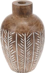 Váza z mangového dreva Nyela, 11 x 18 cm