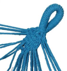 Hojdacia sieť so strapcami - modrá